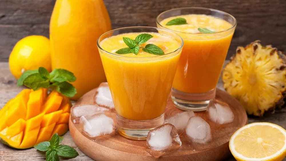 آبمیوه انبه بزرگ مناسب فروش عمده و عرضه خانوادگی
